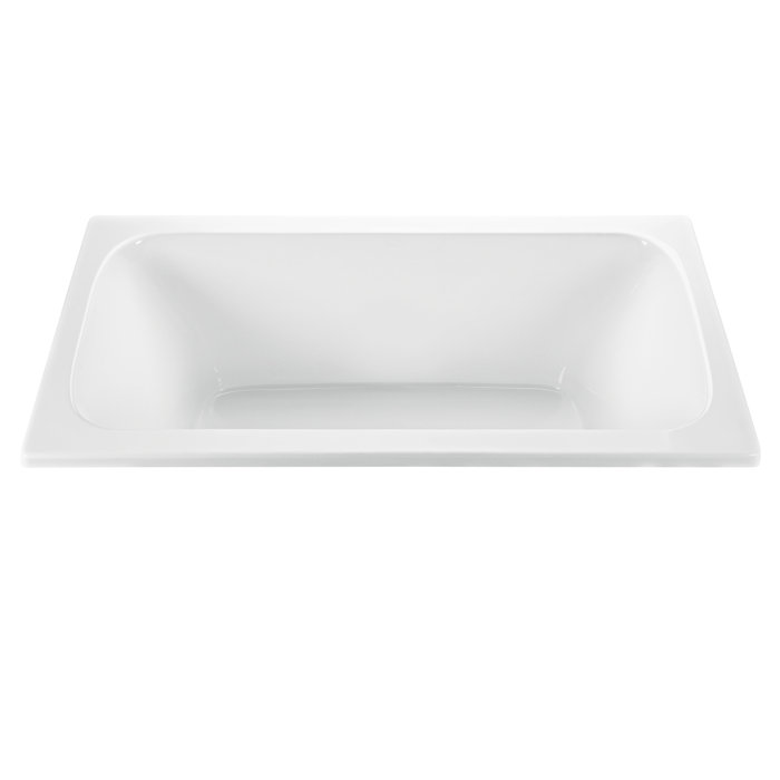 MTI Baths Sophia 72" x 42" Drop in Combination Acrylic Bathtub with